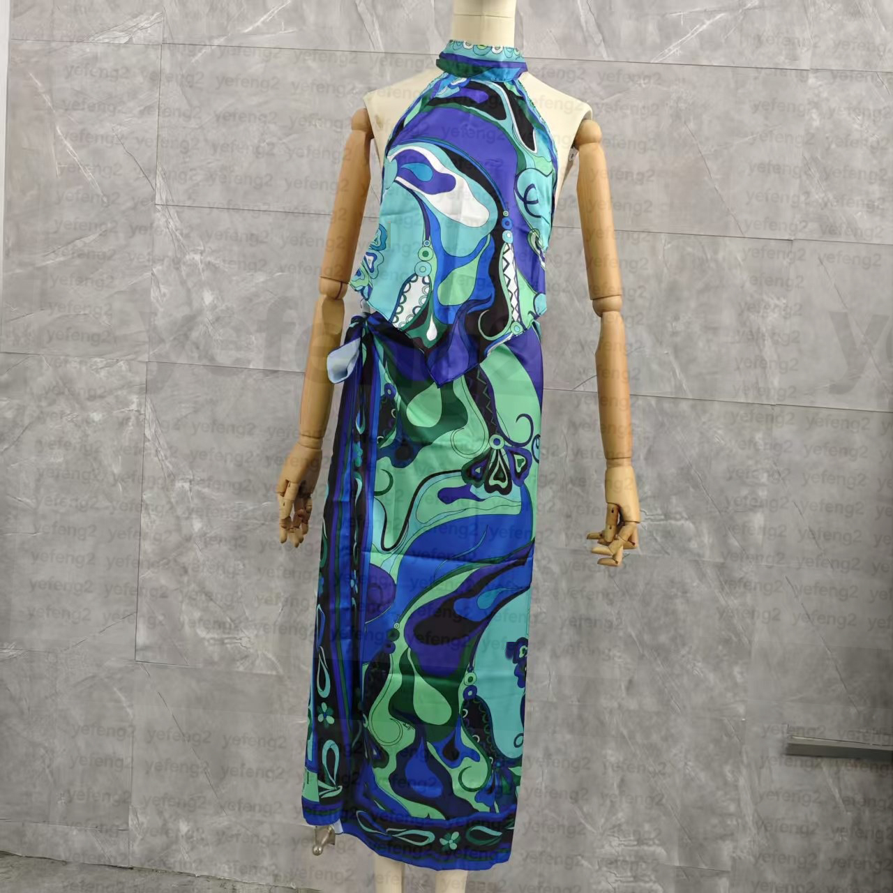Bikini Swimwear Headband Scarf Designer Women swim top sexy backless swimsuit beach party swimsuit-image-1113028743