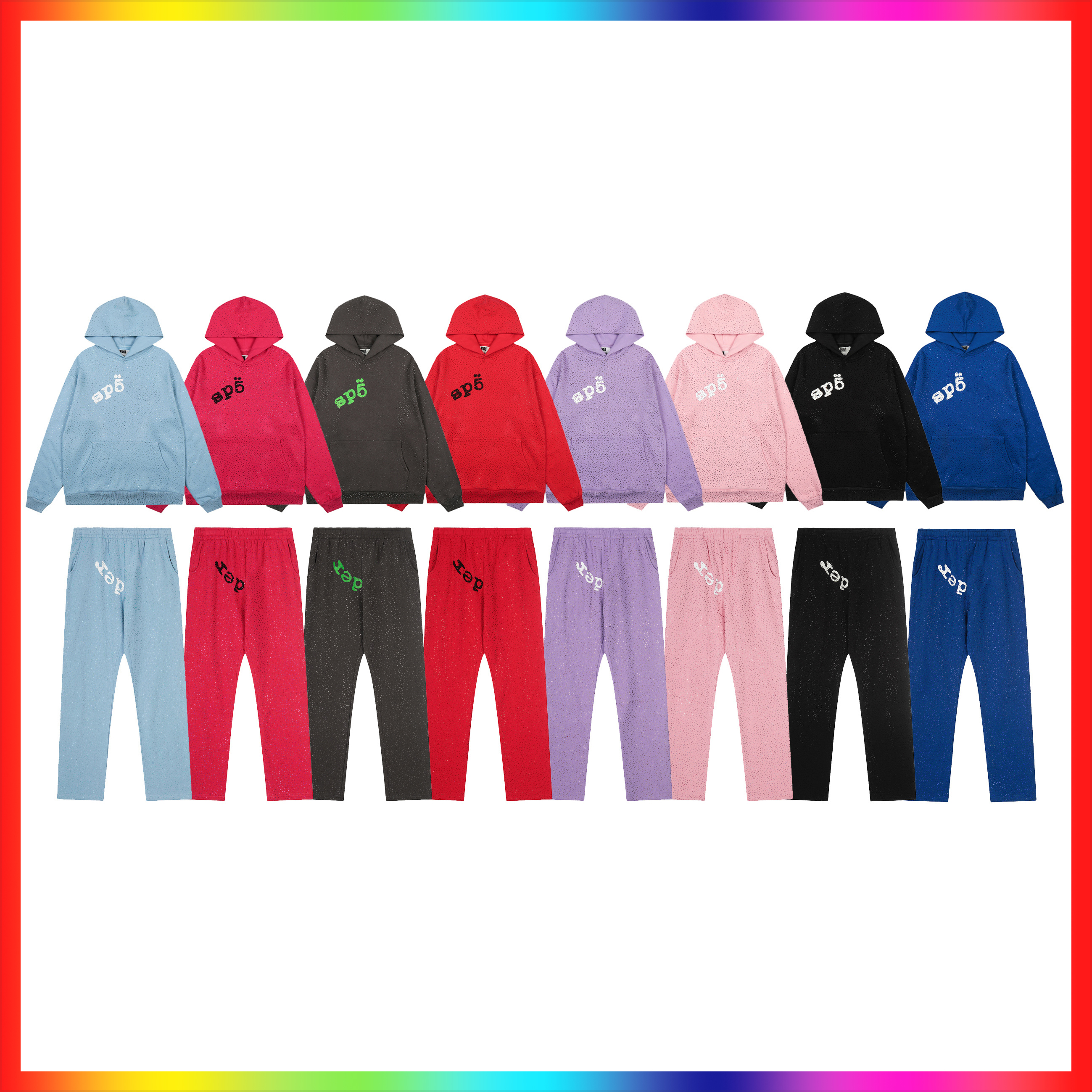 5A 2026 Designer Hoodies Men's Web Spider Hoodies Fashion Men High Quality sp5detrhoodie Clothing High Street Hip Hop Pullover spider hoodie-image-983514739