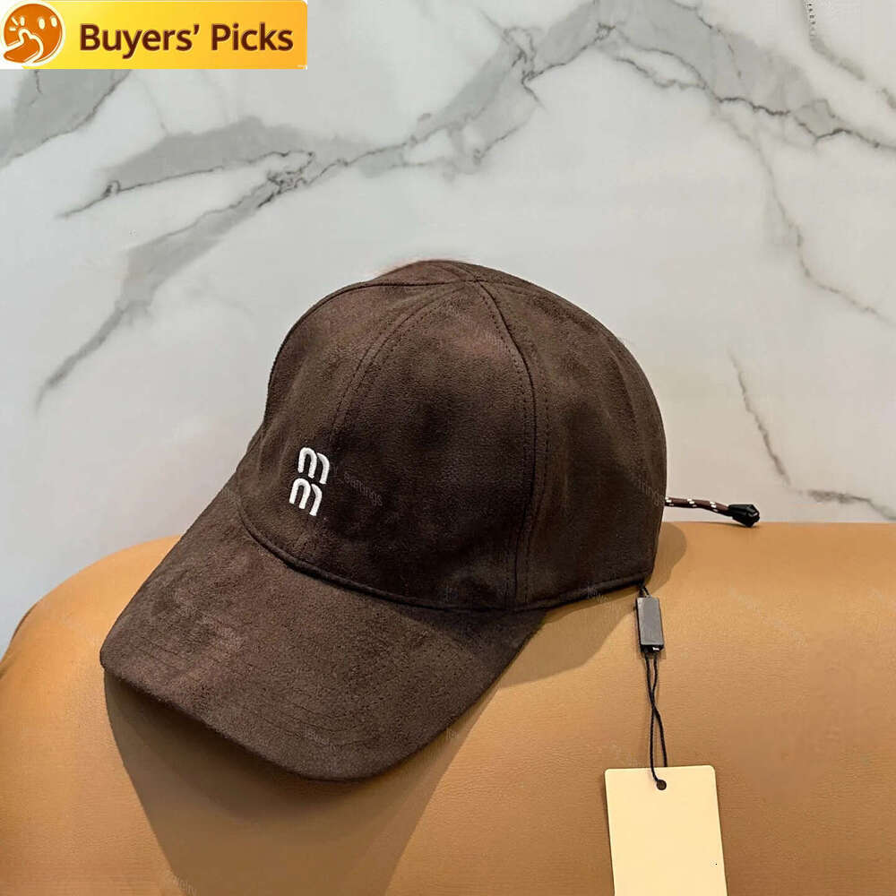 2026 Designer Velvet Baseball Caps for Men Women Khaki Luxury Hats Suede Fitted Cap Fashion Fedora Letters Stripes Mens Casquette Beanie Hat Brown G