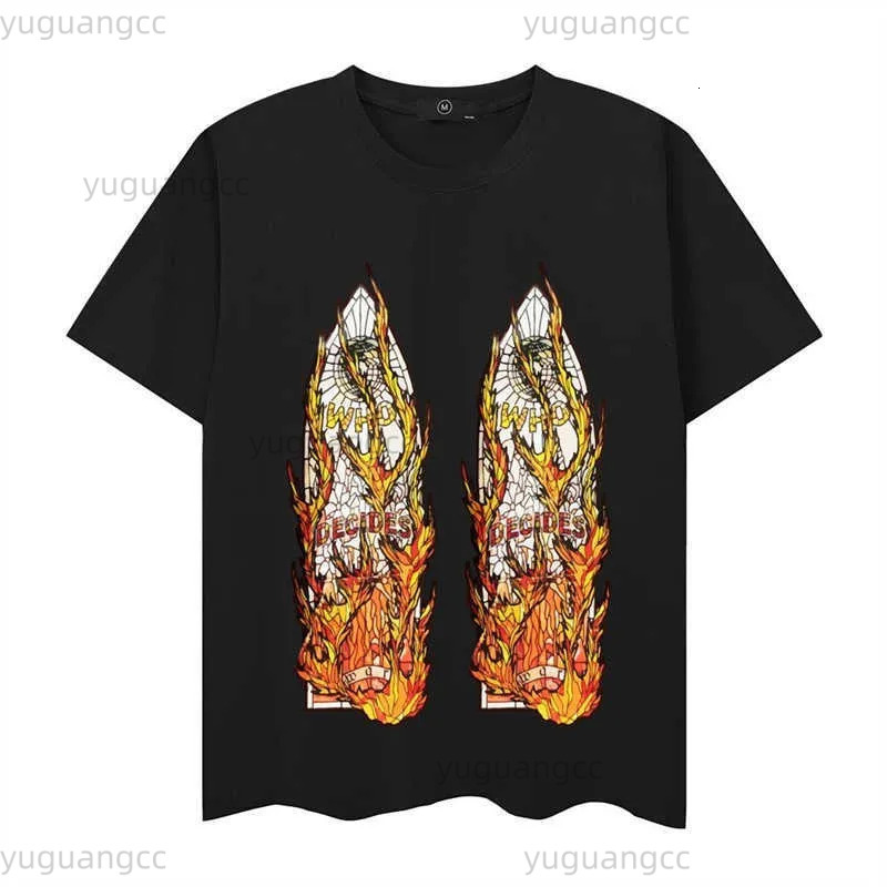 Who Decides War shirt Mens Designer Tshirts Short Decide Sleeve Tees Summer Cotton USA Luxury High Street Hip Hop whodecideswar Shirt Streetwear Y2k