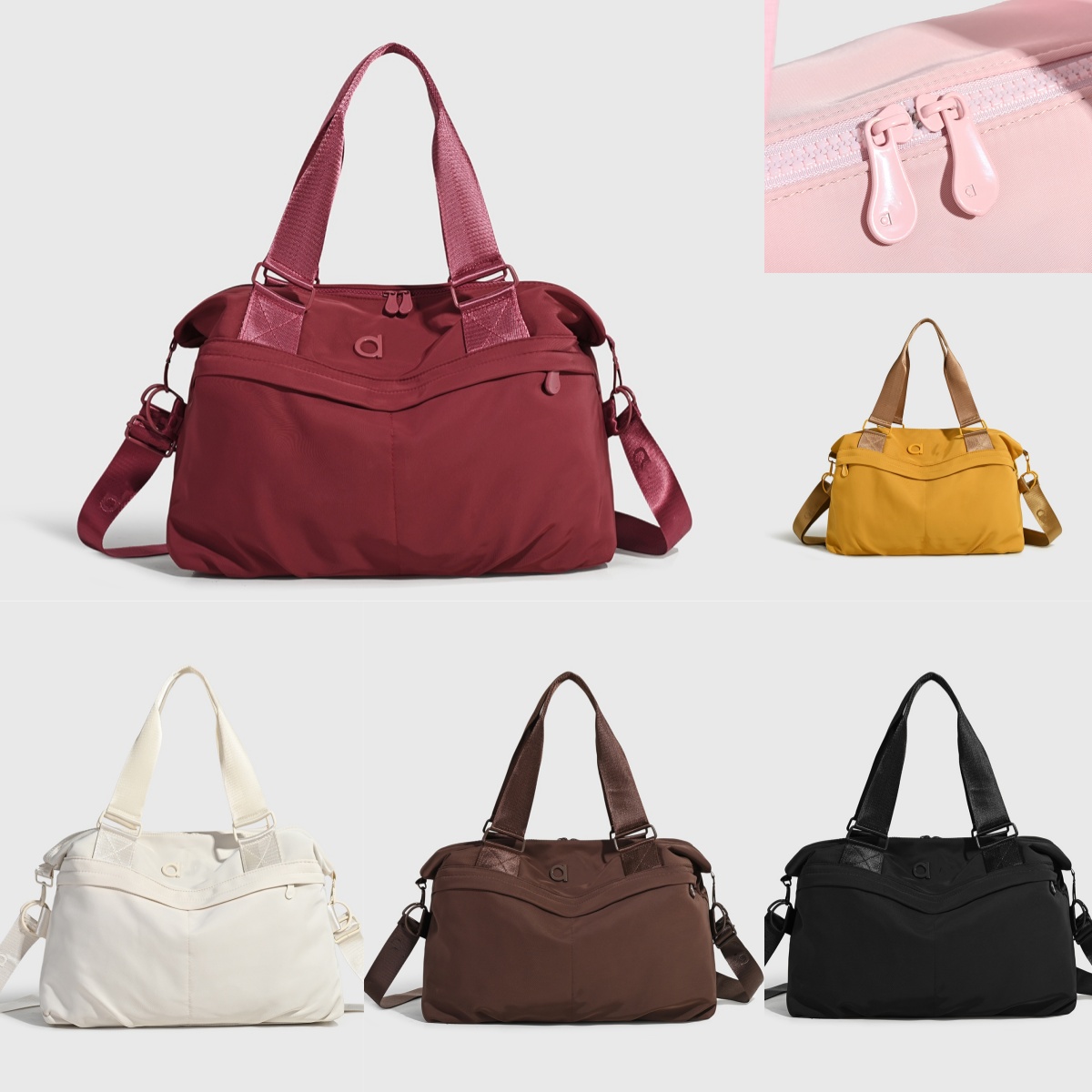 A2466 Sacs fourre-tout légers polyvalents Sac de sport et de voyage polyvalent avec sangle réglable Sac à main de sport léger et décontracté de g