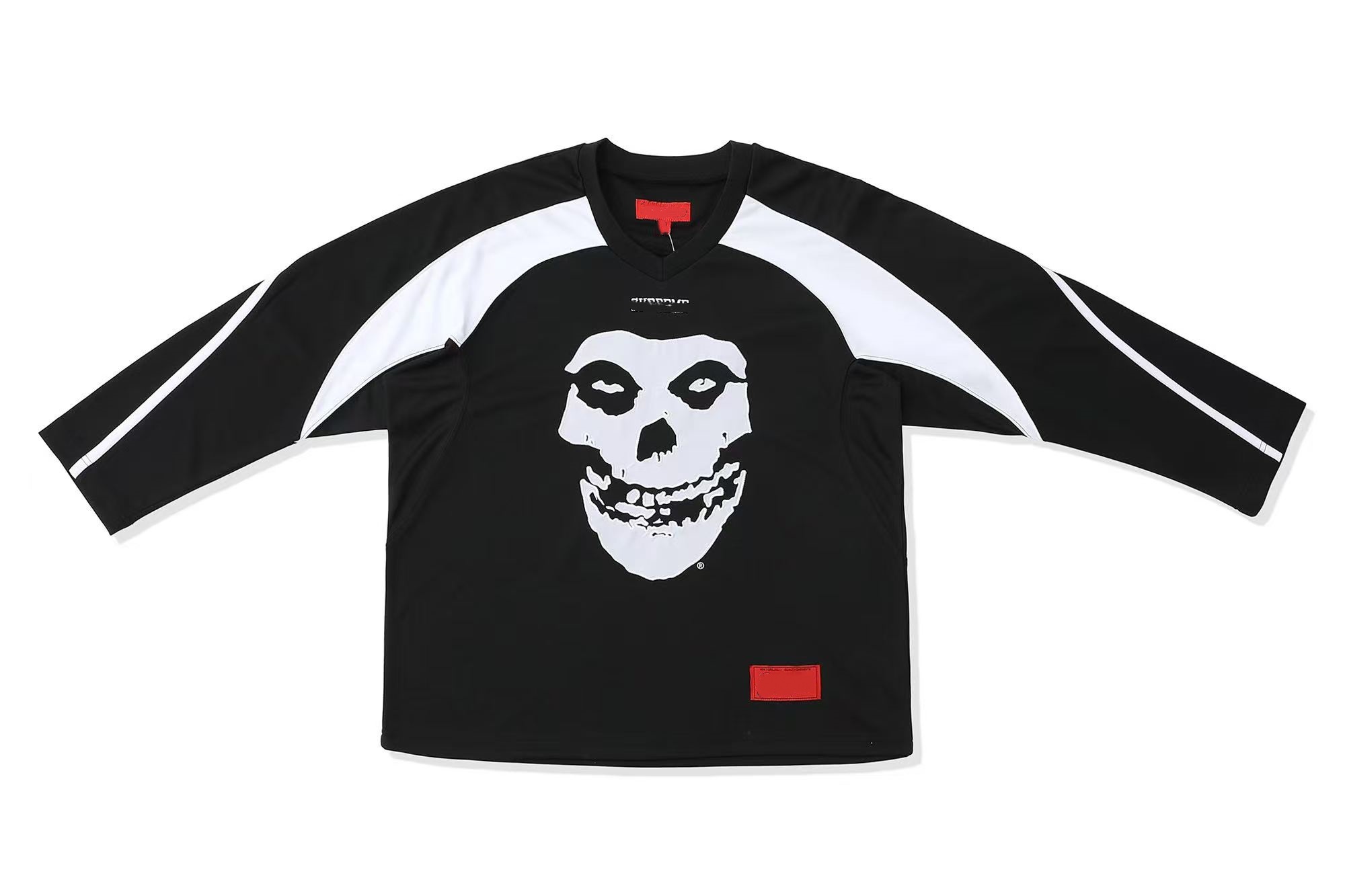 S Sweat-shirt de même taille avec patch tête de mort et visage pour hommes et femmes
