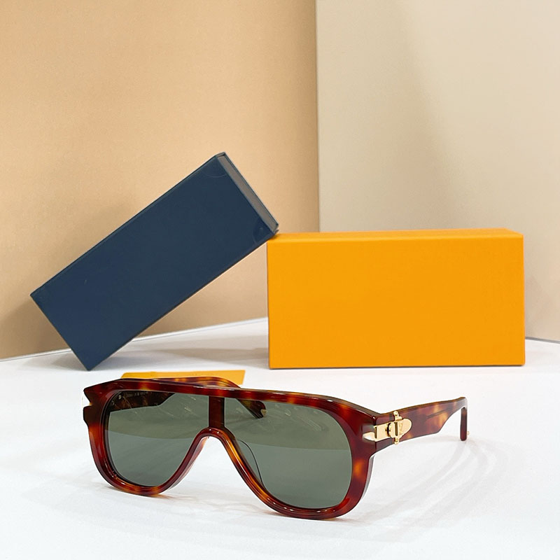 New Fashion Designer Sunglasses Z6087 Acetate Fiber Classic Red Tortoise Shield Frame Womens Sunglasses Fashion Photography Party Style UV 400 with