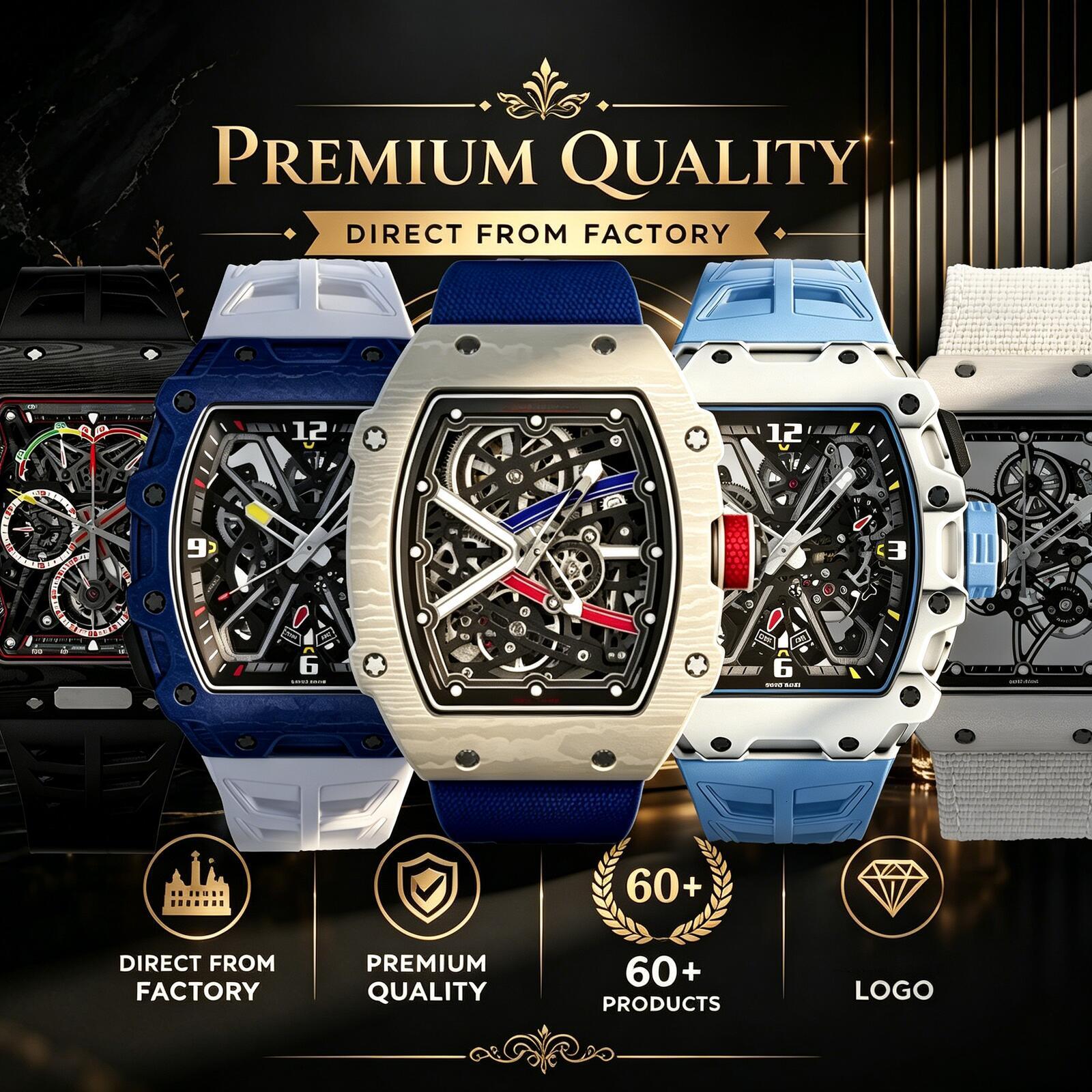 10A Richaly Rd Milles Watches Designer High Quality AAA Watches Mens Womens Rubberstrap Luxury Man Woman Chronograph Quartz Automatic Luxury Casu-image-1113213643