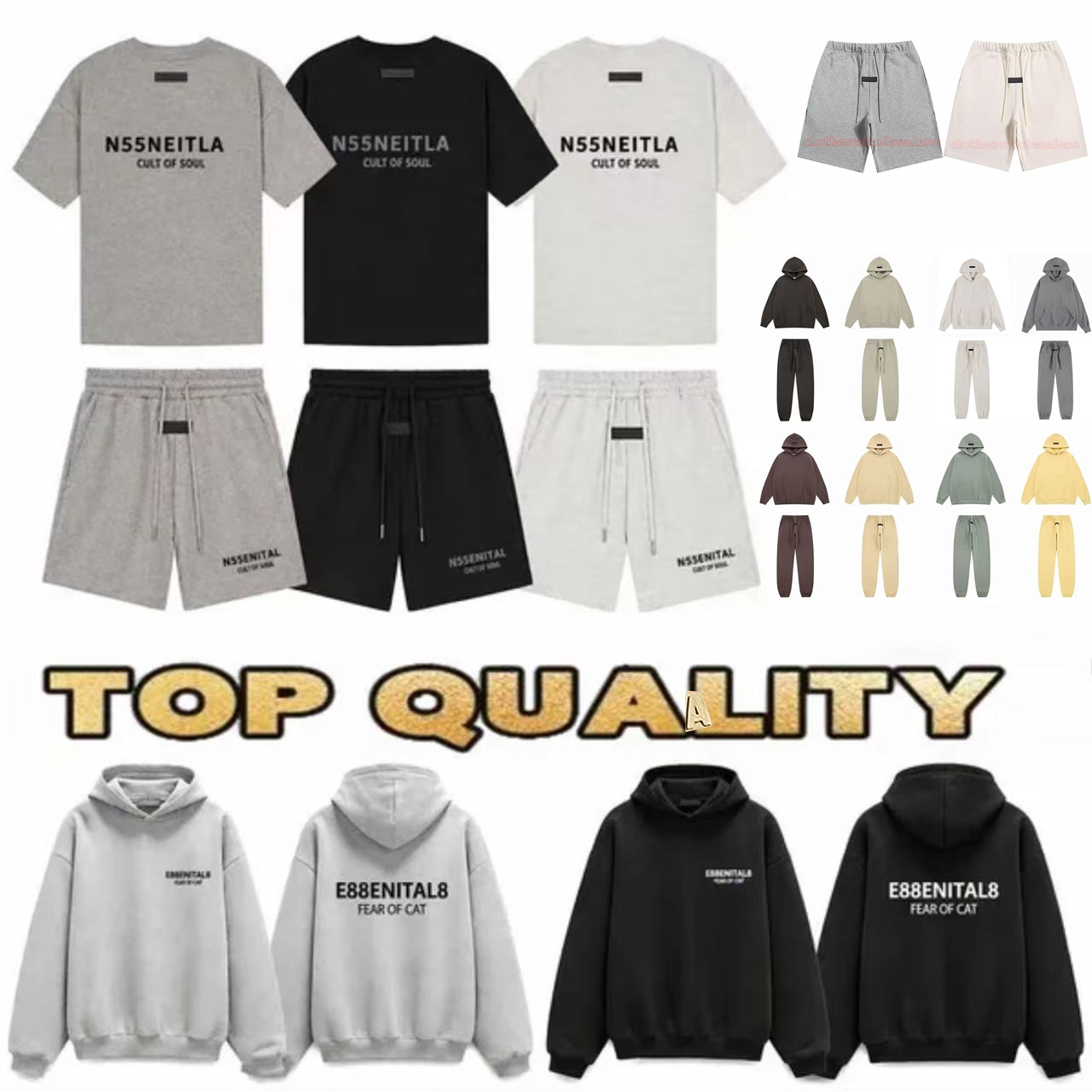 T-shirt à capuche pour homme, short essentiel, chemise de créateur pour homme, lettres sur le dos, t-shirt graphique, t-shirt d'été, pull, survêt