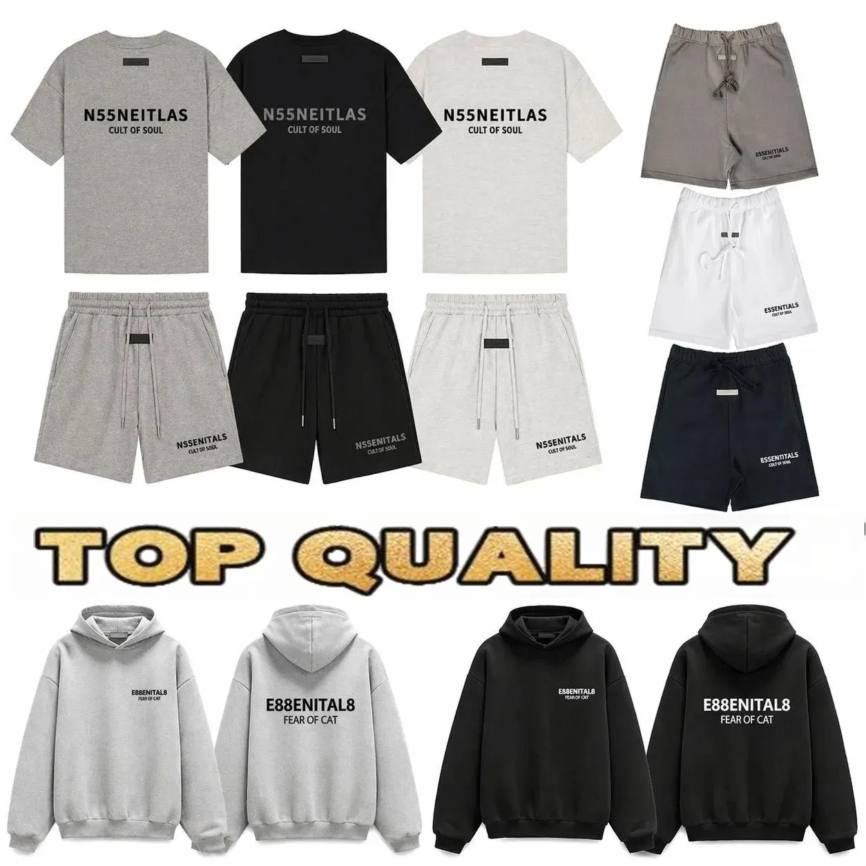 Designer hoodies men's t shirt essential shorts fashion hip hop summer women letter printed short sleeve loose comfortable essential hoodies