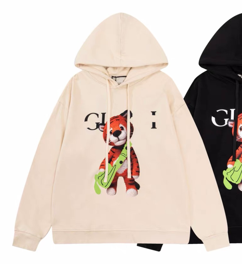 GG designer hoodie brand hoody high quality men knitted sweater features a drawstring design It is a long sleeved hooded style suitable for both men