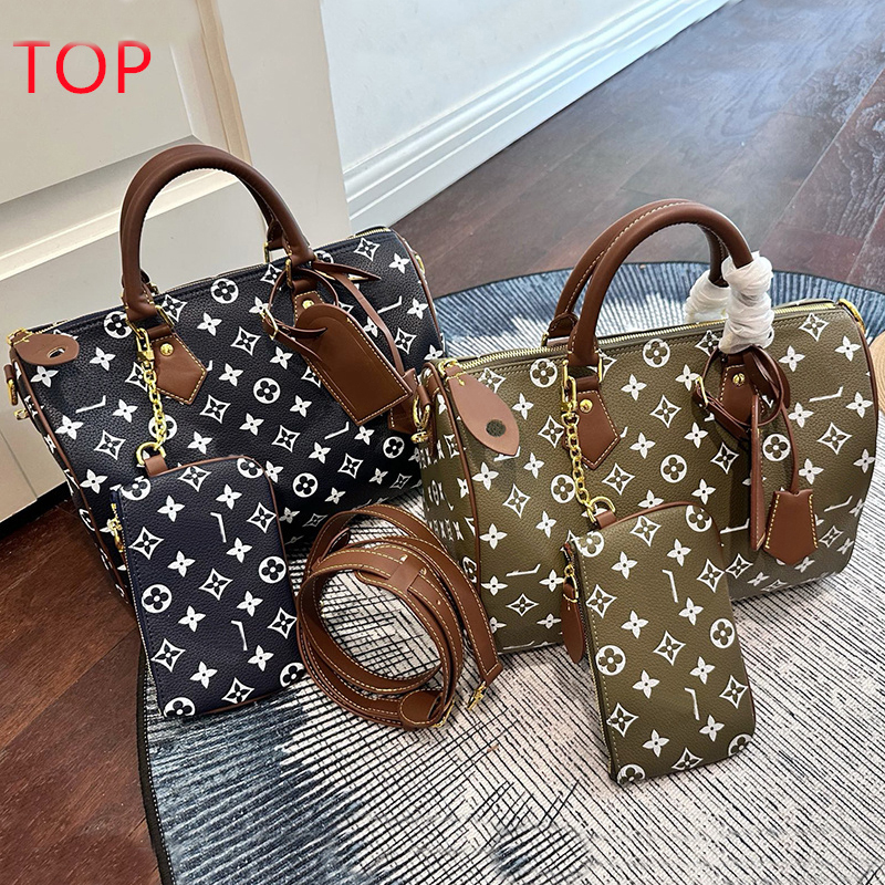 Designer Plunjezak Klassiek 25 cm 30 cm 40 cm Reisbagage voor mannen, echt leer Handtas met grote capaciteit, schoudertassen, heren dames reistas me