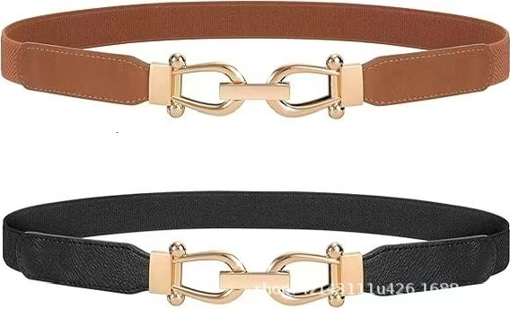 Designer Belt Fashionable Elastic Slim Waist Ceinture For Women With Alloy Buckle Dress Decoration Accessory Waist Small Belt High Quality Waist Cha