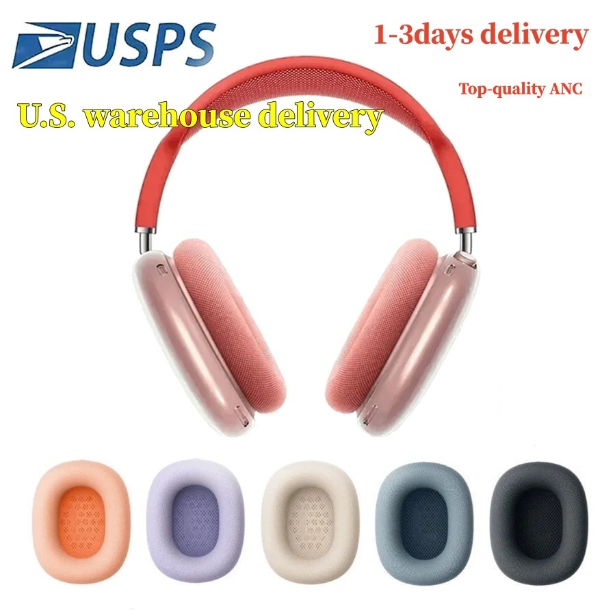for Airpods MAX Top ANC Metal airpods pro max 2 3 4 Headband Headphone Accessories Transparent Silicone Waterproof Protective case pro Maxs Headphon