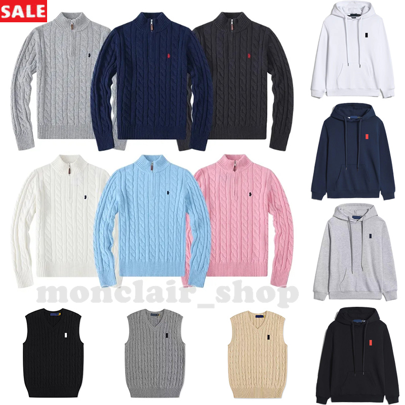 sweater mens sweater polo designer hoodie women luxury clothing wool round neck colorful pullover overcoat Embroidered knitted cardigan sweater
