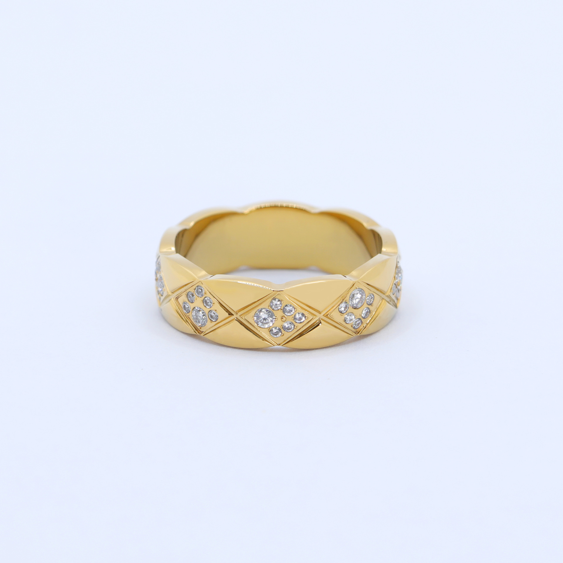 Fine Craft Ring Light Luxury Enamel First Strong Ring Female Drop Glaze Gold Ring Original Jewelry Designer Ring
