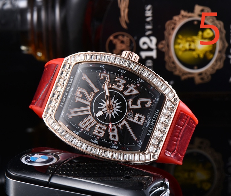 Hot selling Franck Wristwatch for 2026 mens Watches Three needles Quartz Watch High Quality Top Luxury Brand designer Clock Leather Band Fashion Dia