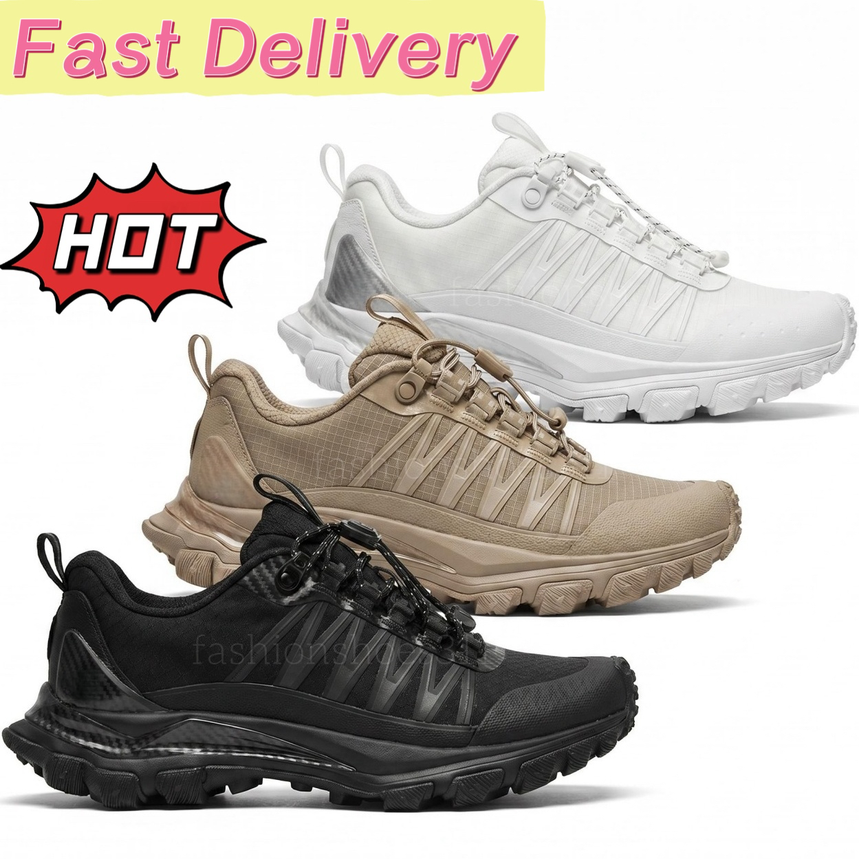 Designer Yoga Trail Shoes High Quality Unisex Comfortable Anti-slip Mountain Goat Sneakers Daily Premium Running Shoes Trainers Scarpe Jisoo Sunset