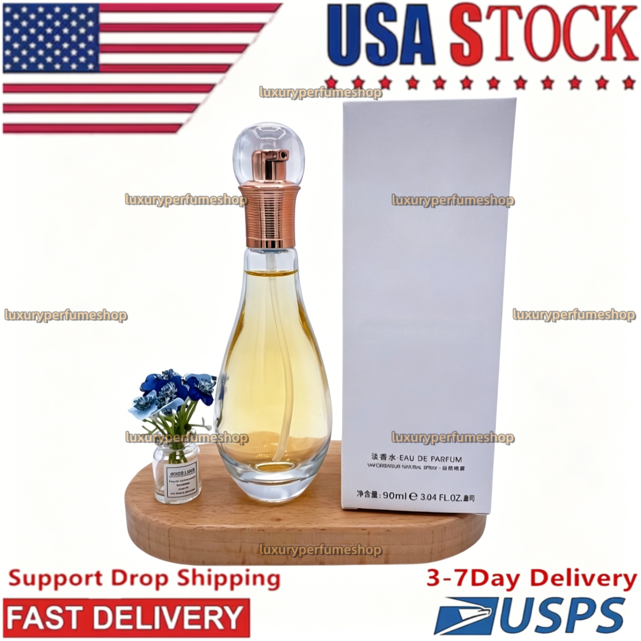 Parfum Femmes Designer Hommes Cologne Parfum EDP Parfum 100ML Fougère Aromatique Agrumes Cologne En Boîte Designer Luxe Longue Durée US Stock Exp