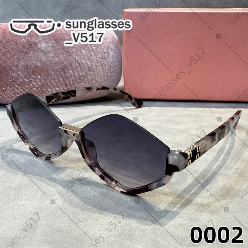 sunglasses for women designer Retro Oval Cat Eye rhombic glasses standard quality UV400 Protection Fashionable Brand Case Unique Style Elegant Fe-image-891716177