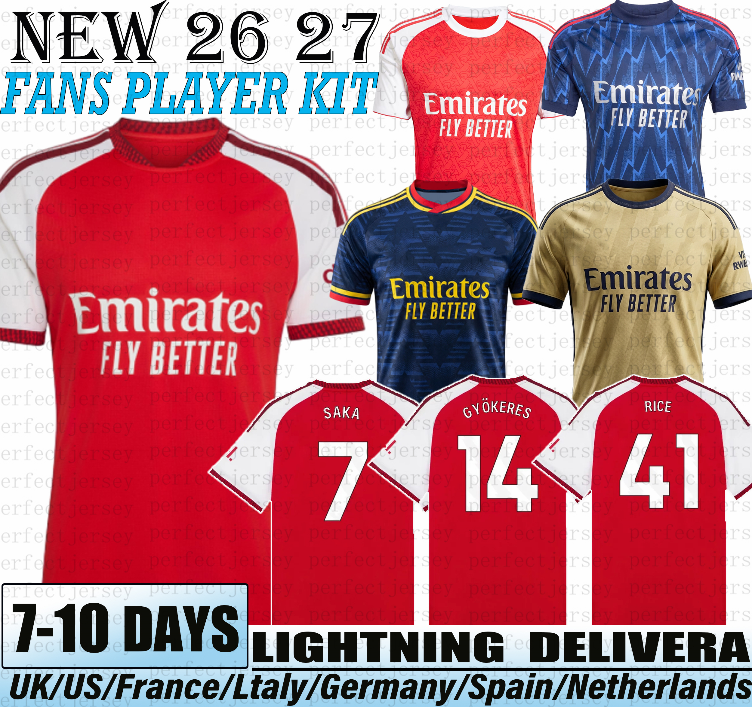 Arsenal jersey 26 27 SAKA Martin Zubimendi MARTINELLI soccer jerseys Men Kids kit ODEGAARD Nwaneri SALIBA RICE HAVERTZ CALAFIORI Skelly RAYA shir-image-939899891