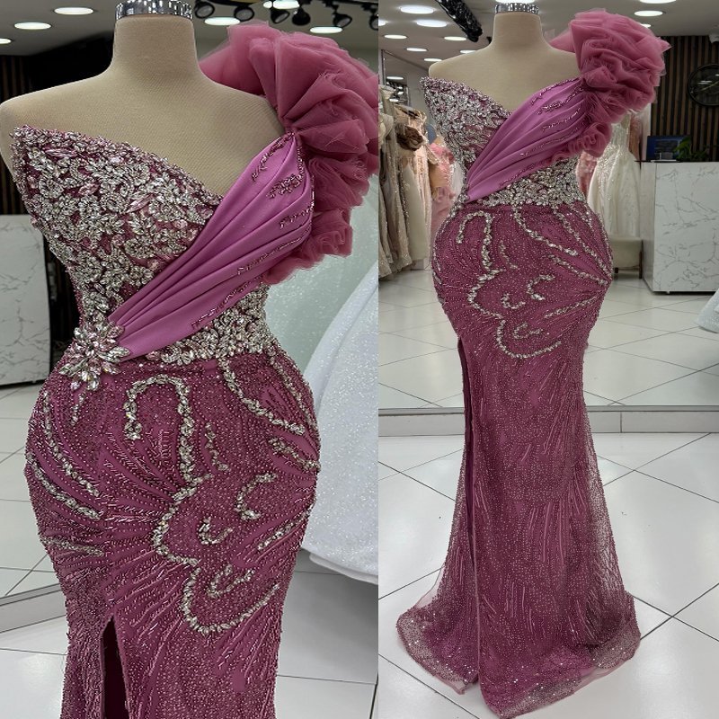 Mermaid Pink Dress 2026 Evening Prom Dresses On