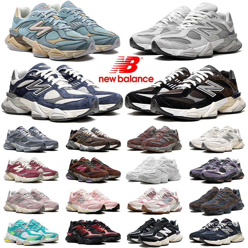 Free shipping 9060 Unisex Sneakers Y2K Retro designer Suede Mesh Platform Height Increasing Casual Sports Running Shoes pink Black Sea Salt White