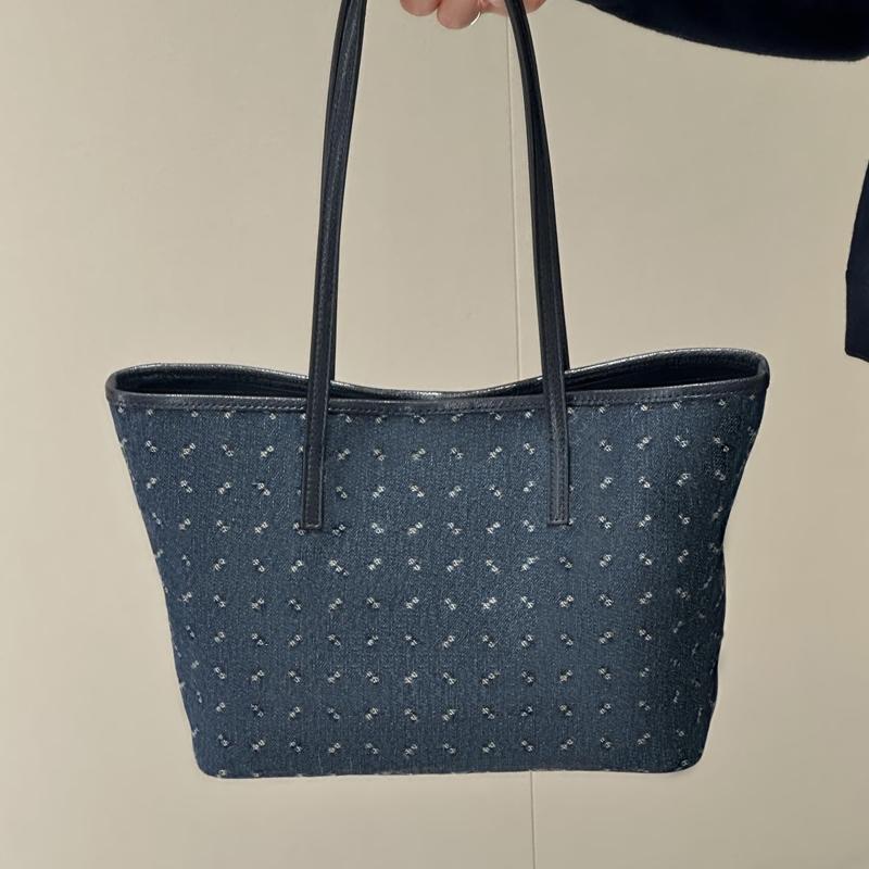 Livraison gratuite Sac de créateur 2026 Nouvelle mode printemps Vintage marque fourre-tout imprimé ordinateur sac fourre-tout polyvalent brodé pe