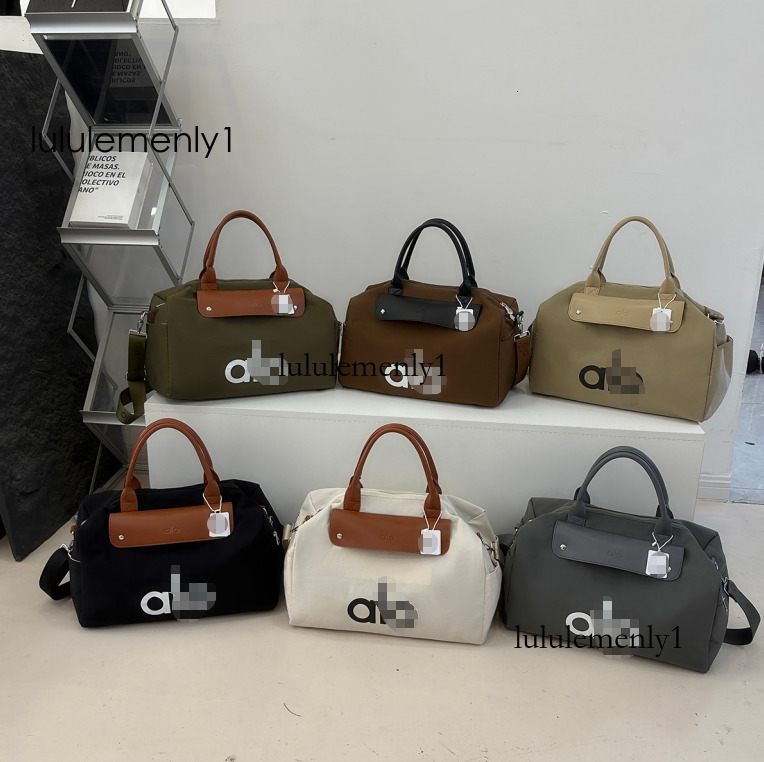 Aloes Designer Gym Travel Backpack New Alobages Yoga Fashionable Commuter Shoulder Korean Style Handbag Crossbody Tote Textured Women's Aloback