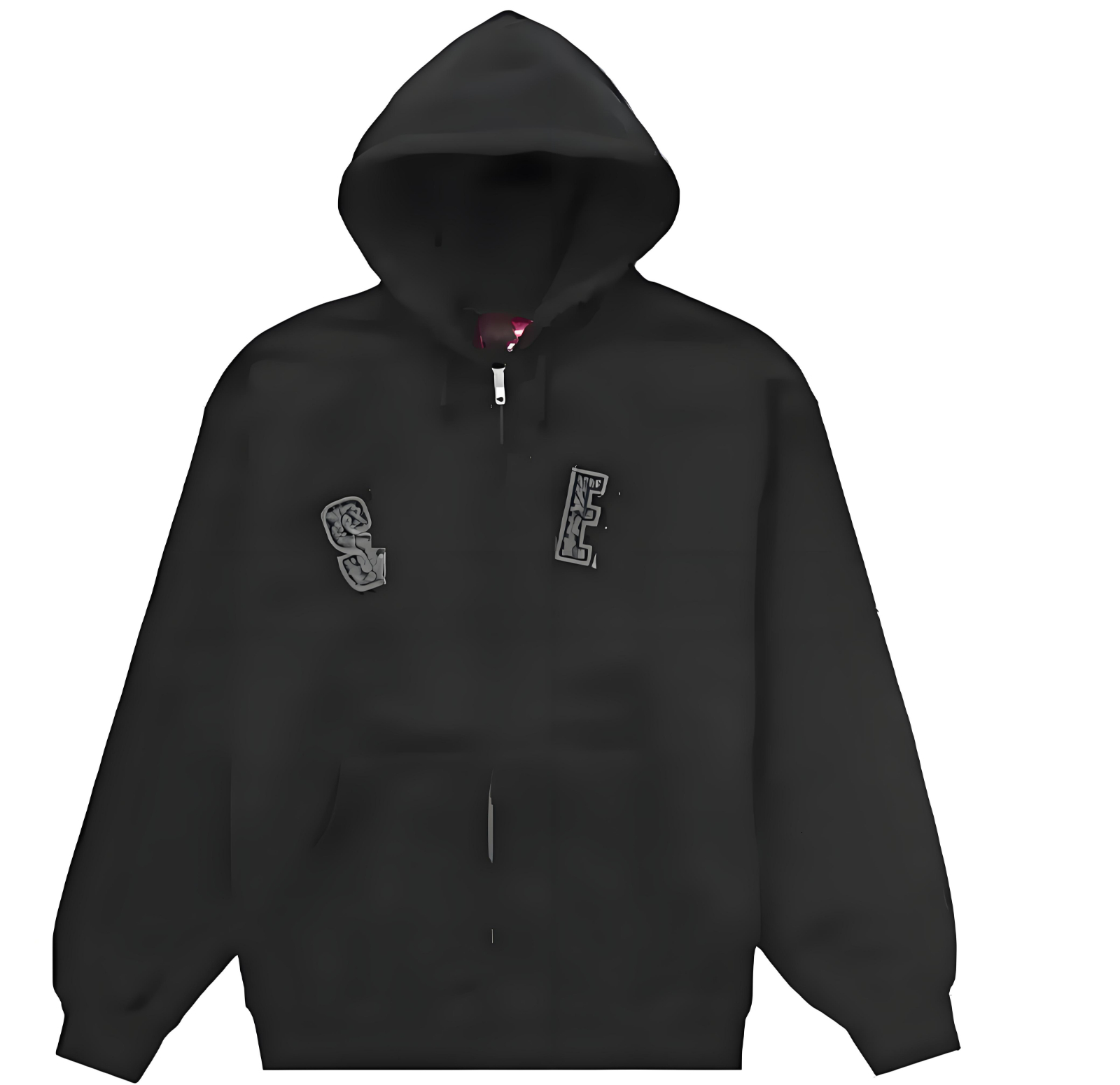 Supreeme Mens Womens Half Zip Hoodie Hooded Sweatshirt Quarter Zipper Gray Letter Chest Embroidery Kangaroo Pocket Oversized Fleece Streetwear Pullo