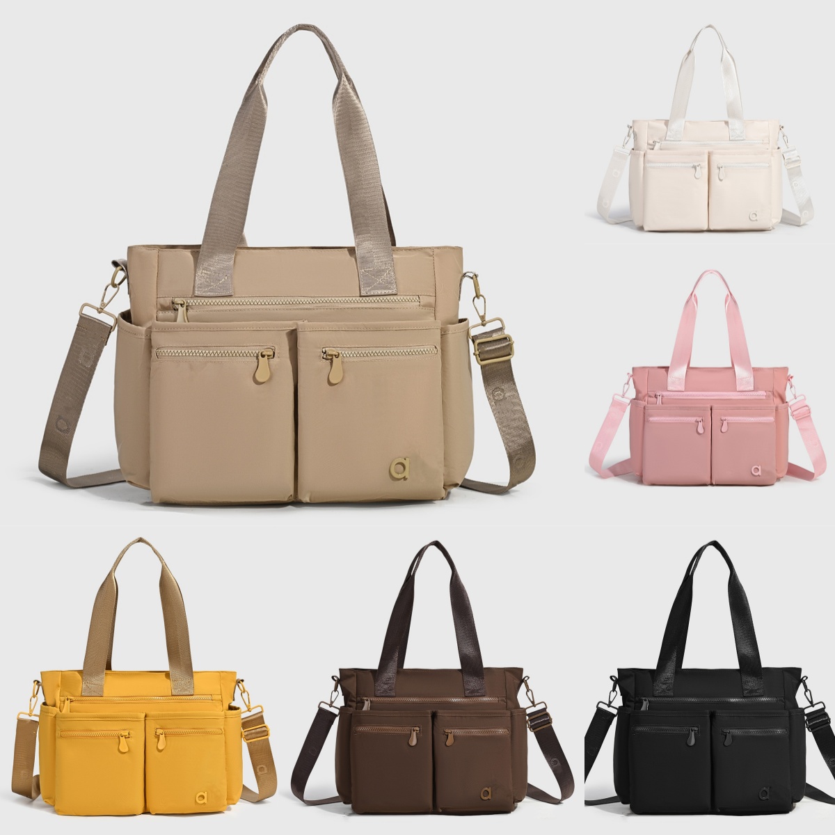 2397AO Borsa tote a tracolla casual di grande capacità da donna Borsa a tracolla per pendolari alla moda Zaino monospalla unisex Spaziosa custodia m