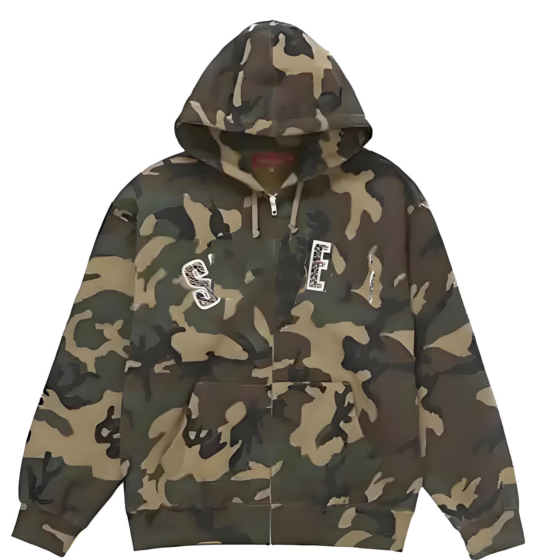 Suprmem Designer Amerikaans straatmerk Letterborduurwerk Supream puur katoen voor heren, grote maten zweetabsorberend Y2k hiphop-mode-hoodie 7B20
