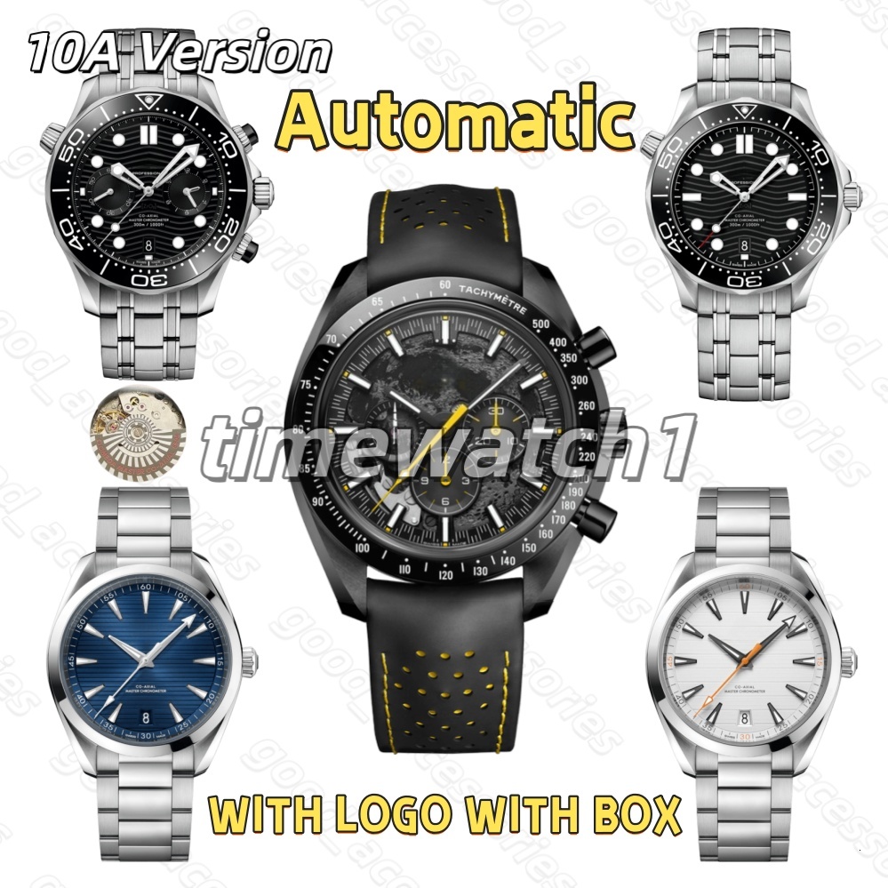 2026 10A Om egaly Designer VVS Sea Master Man Watch Omygly Luxury Watch Quartz/automatic Single Calendar Waterproof High Quality Fashion With Box