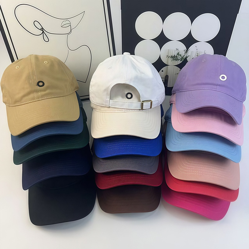 A2408 Men And Women Fashion Yoga Hat Simple Letters Korean Version of Summer Leisure Joker Outdoor Sports Cotton Baseball Cap Sun Hat