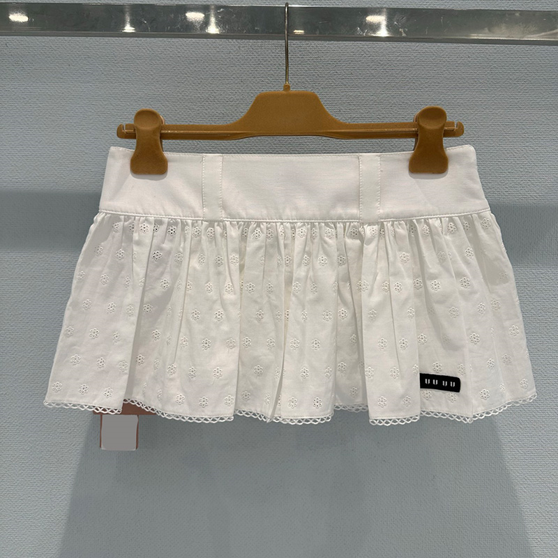 Women Y2K Mini Skirts Summer Brand High Waist Sexy Short Skirt Girls Party Holiday White Skirts