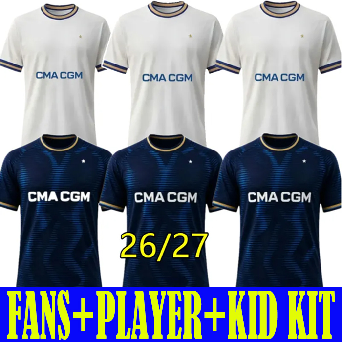 25 26 maillot de foot 125th Anniversary Soccer jerseys OUNAHI harit 2024 2025 2026 OMS man and KIDS football shirt hommes enfant BALERDI RONGIER-image-918858439