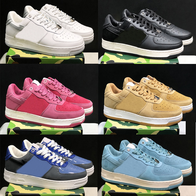 Designer Men Women Superstar Low Top Board Shoes Vintage Sneakers Suede Leather Casual Flat Skate Shoes Non Slip Rubber Sole Couple Street Walkin-image-890627616