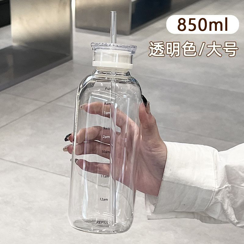 Portable coffee travel glass for women, high-looking water portable sealed cup, ins-style beverage cup-image-1113358860