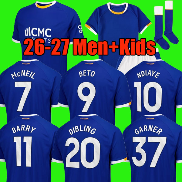 26 27 BETO NDIAYE EvertonEverton Soccer Jerseys 2026 2027 McNEIL DIBLING BARRY Evertoon Football Shirt BRANTHWAITE DEWSBURY-HALL GARNER top men k-image-892307553