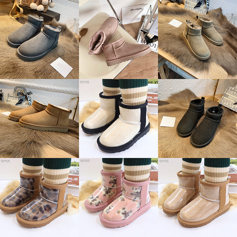 2026 New New Kids Boots Girls Shoes Bow Sneaker Designer Winter Snow Boot Classic Baby Kid Youth Toddler Infants Bailey Shoe