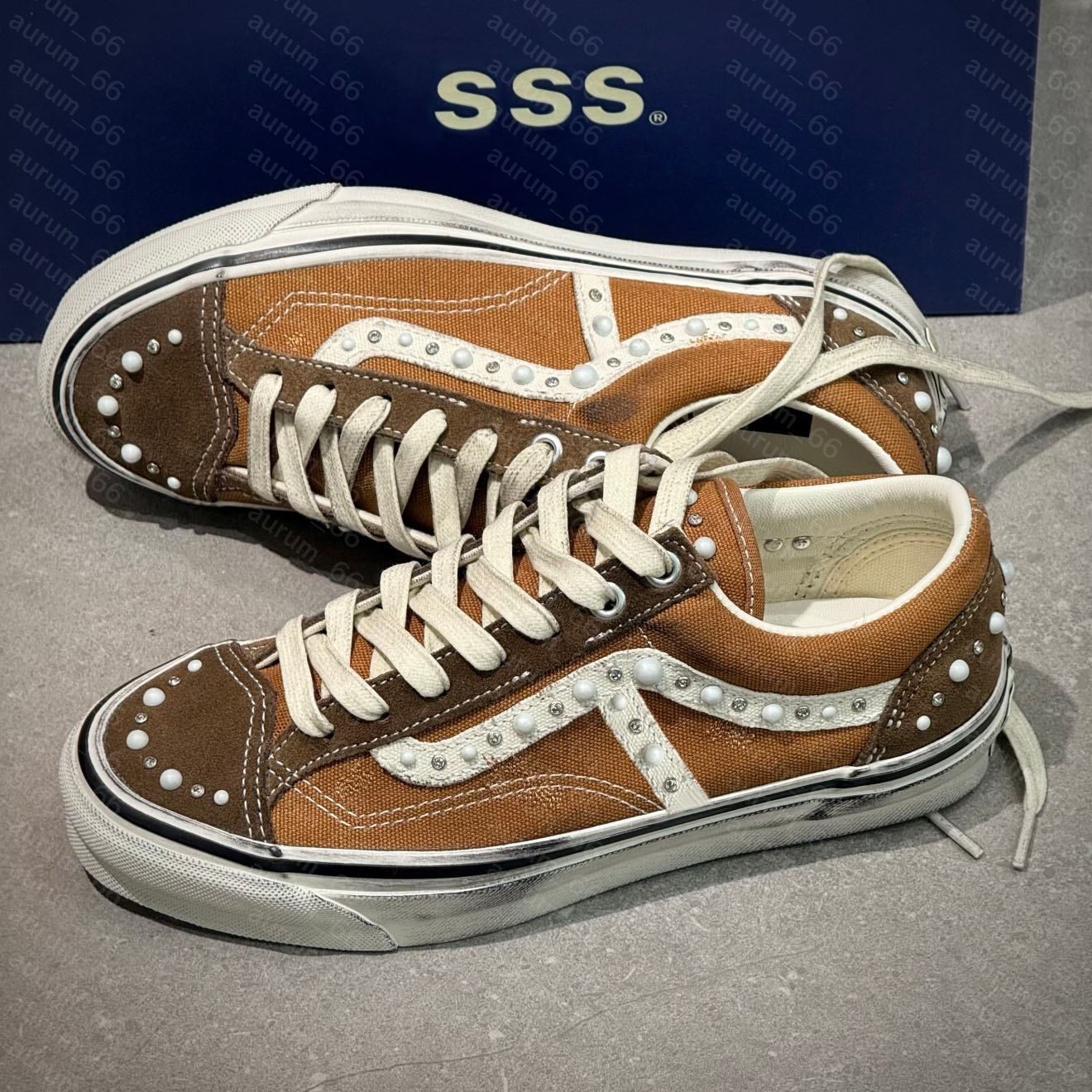 Designer Retro Pearl Shoes Blue Men Women Casual Low Top Canvas Skateboard Sneakers Pink Slip Sneakers hip hop Shoes Men Women Sneakers Sports Knu S