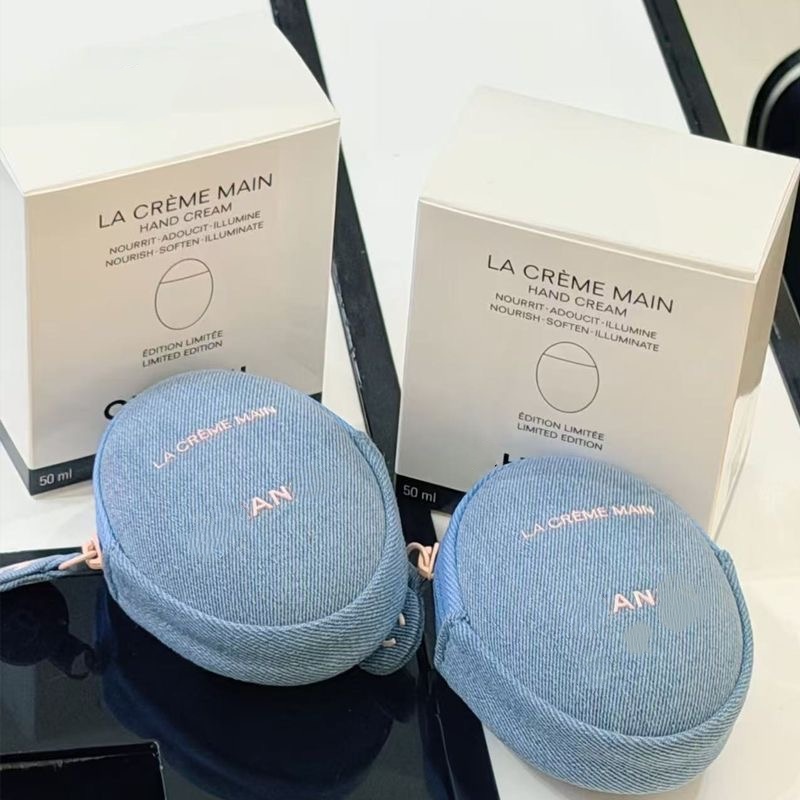 Luxury Classic Letter Logo Denim Makeup Storage Bag Fashion Designer Blue Jewelry Storage Bags Waterproof Dustproof Portable Jewelry Box