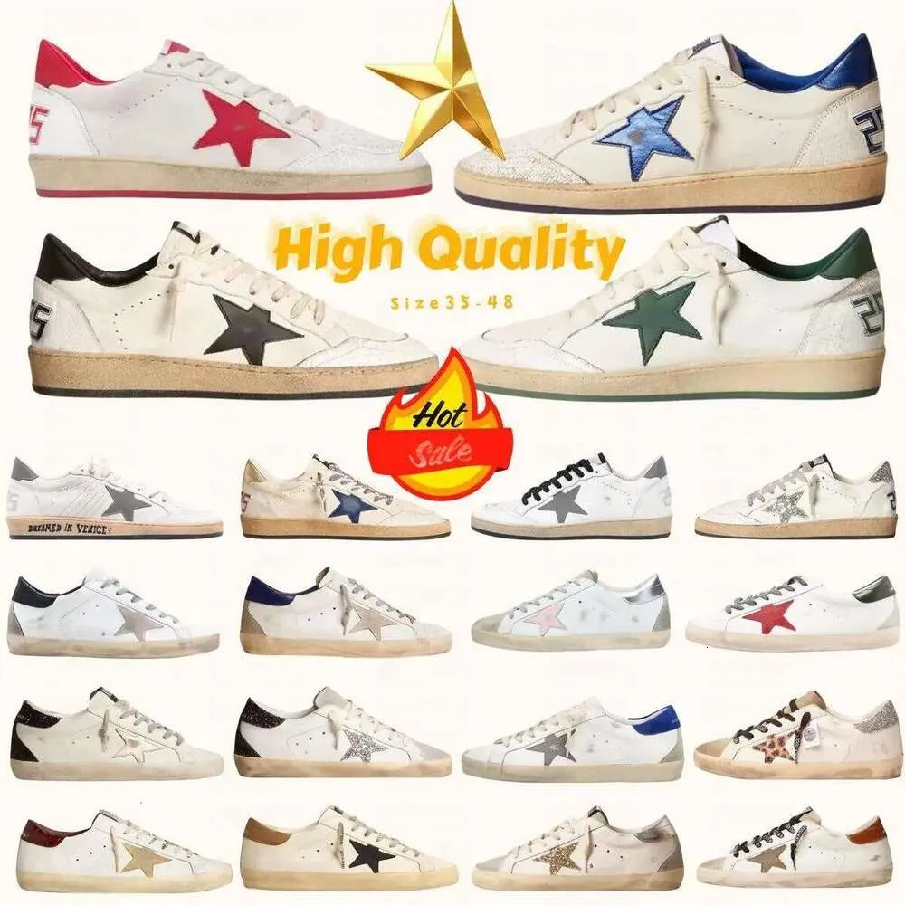2026 NEW Designer shoes goldenes gooselys sneakers Ball Star Designer Brand Men Women Dirty Classic Casual Superstar Shoes School Sneakers Do Old Lt