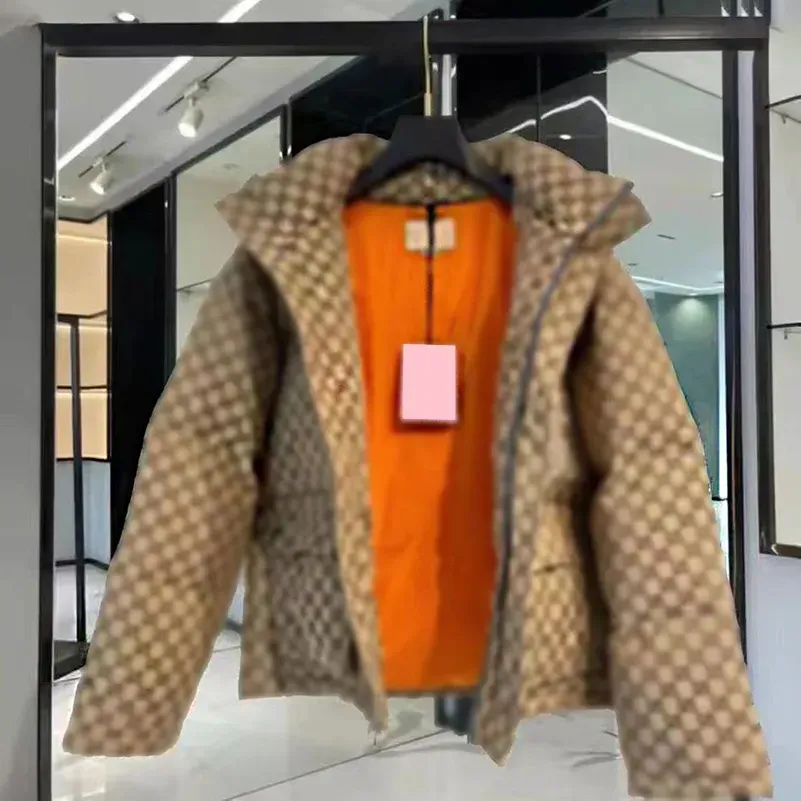 Mens Down Jackets Parka Women Black puffer Jacket Hooded Premium Casual Outdoor Winter Warm Thickened Zipper Khaki Brown Designer coats male couple