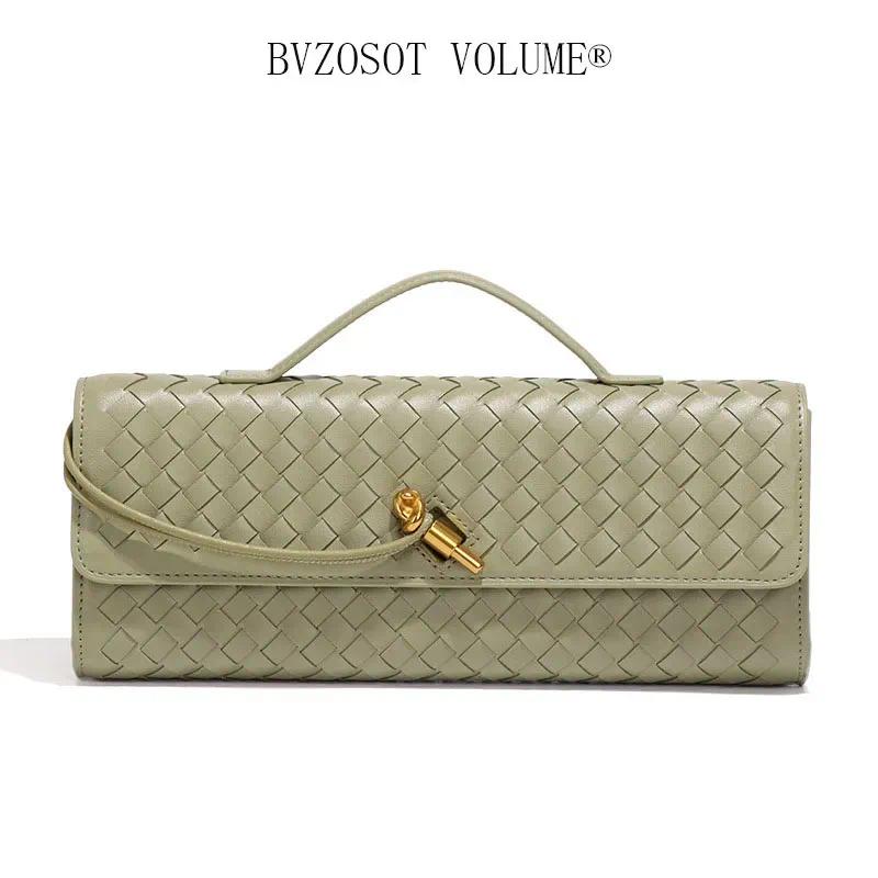 designer bags Fashion Handbag knitted Evening Baguette Bag Accordion Bag Horizontal style Handheld Single shoulder and Cross body Bag bags