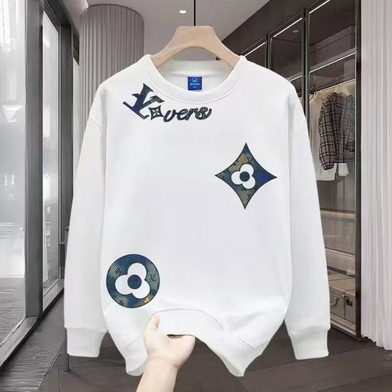Thickened winter hoodie with printed design - trendy, casual, round-necked, long-sleeved, versatile men's and women's hoodie88