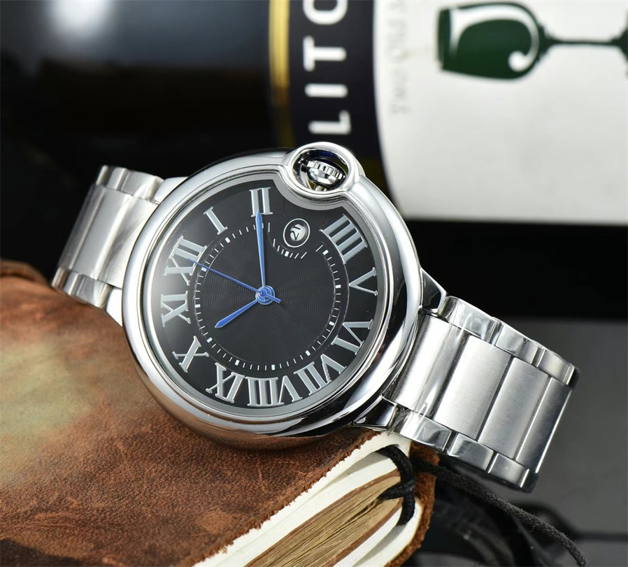 Luxury Mens women Blue BALLON watch designer luxury Automatic mechanical movement watches 33mm high qualit stainless strap sapphire Wristwatches #55