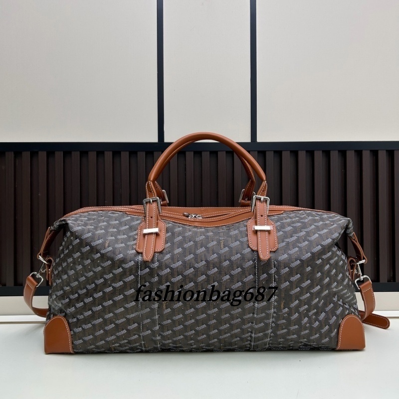 Designer Duffle Bag Boston50 Luxury Full Print Travel Luggage Bag Waterproof Canvas Adjustable Strap Unisex Handbag Large Capacity Crossbody Gym Wee