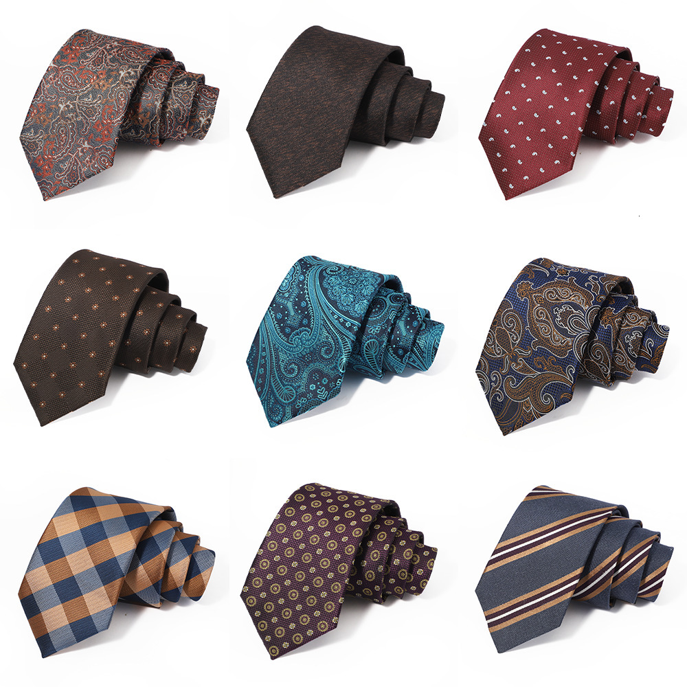 Designer tie New Men s Tie Bestseller Polyester Hand Tied Tie Men s cm Jacquard High End Tie High-Quality Men's Tie