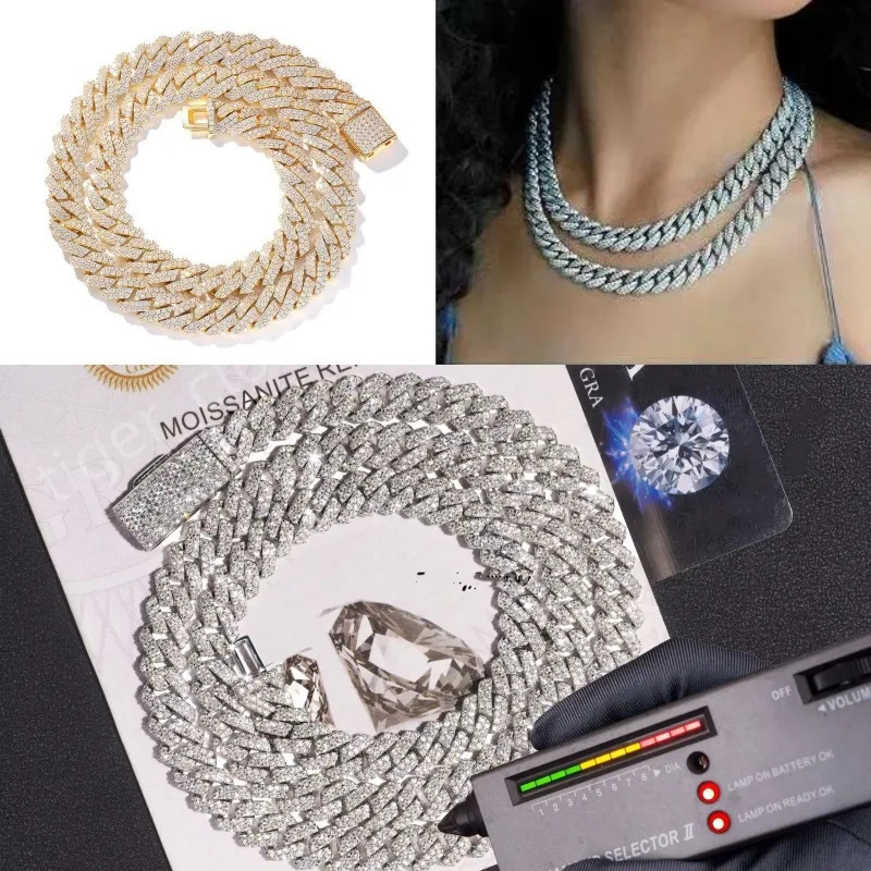 designer cuban link chain necklace for men plated gold silver wide 12mm 14mm moissanite diamond hip hop mens jewelry personalize choker women gif-image-1113691451