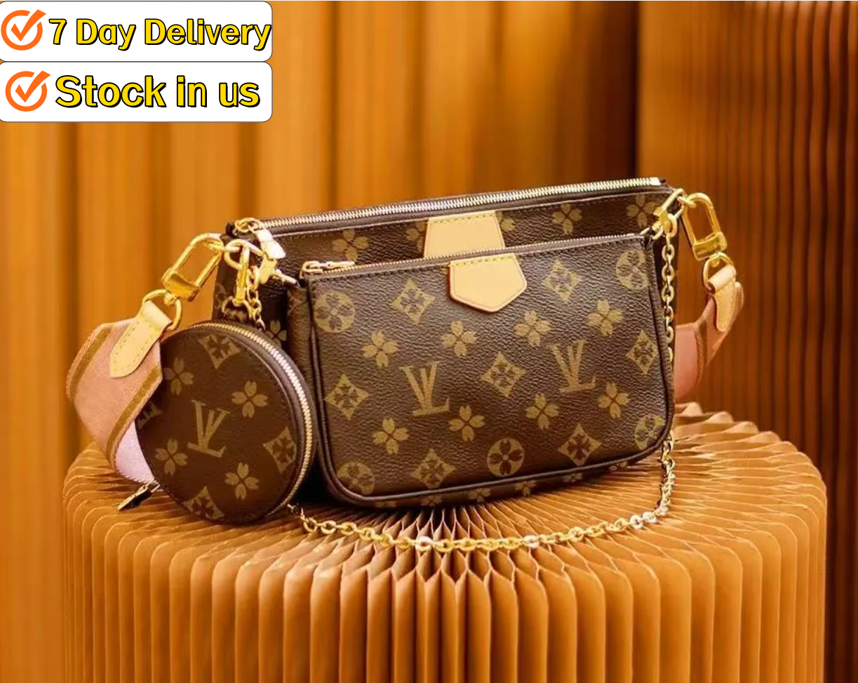 Top Luxury Designer 3in1 Multi Felicie Pochette Chain Handbags Crossbody Purse Fashion Women Shoulder Bags Lady The Totes Bag Wallet Female backpack