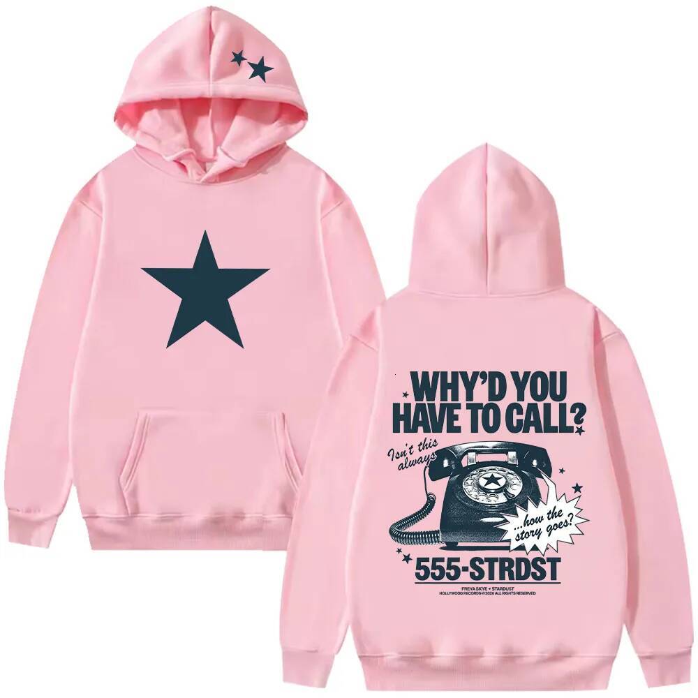 Freya Skye Wyhtc Sweat à capuche Vintage Cartoon Print Sweats à capuche Femmes Hommes Casual Manches longues Sweats à capuche High Street Y2K Str