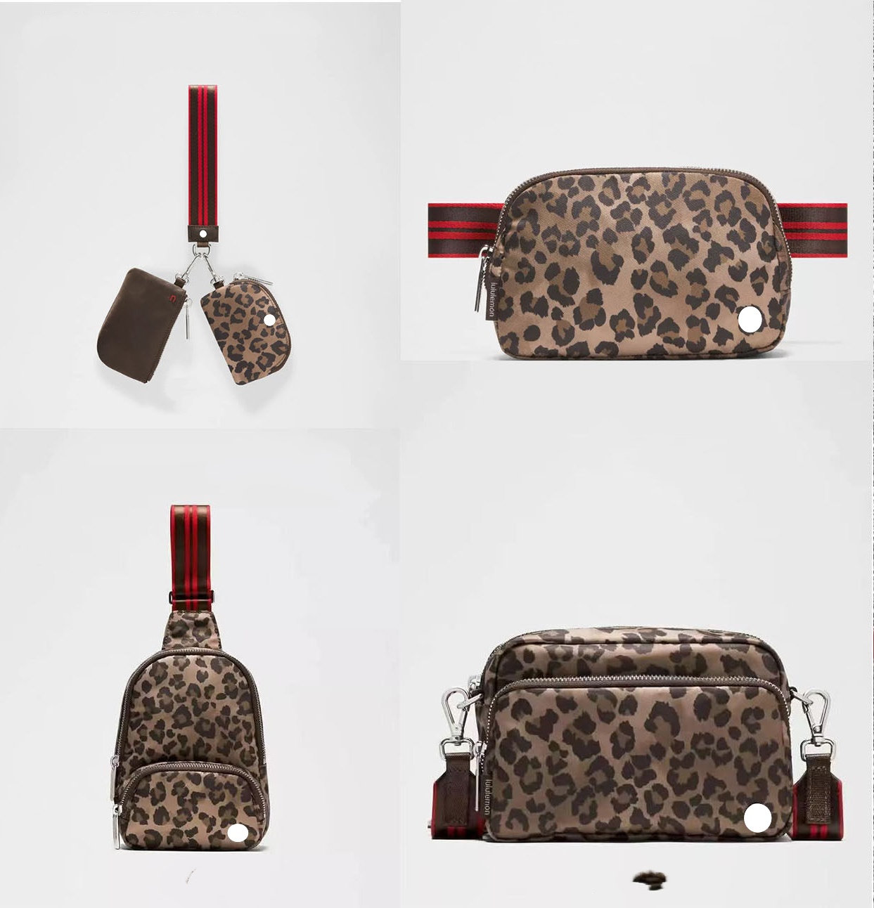 L6226-UU sac de Yoga de sport pour femmes imprimé léopard 2026 nouvelle mode sac de taille Portable sac de clé de voyage sac à bandoulière de gra