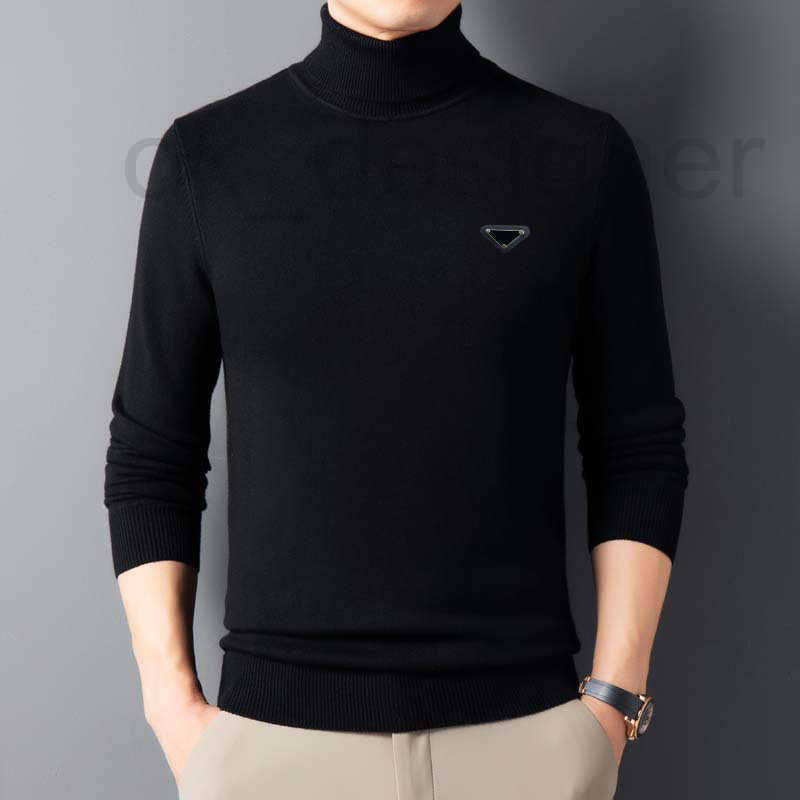 Men's Sweaters Designer Turtleneck sweater knitted base shirt slim-fit solid color pullover sweater for young and middle-aged men long sleeve 9